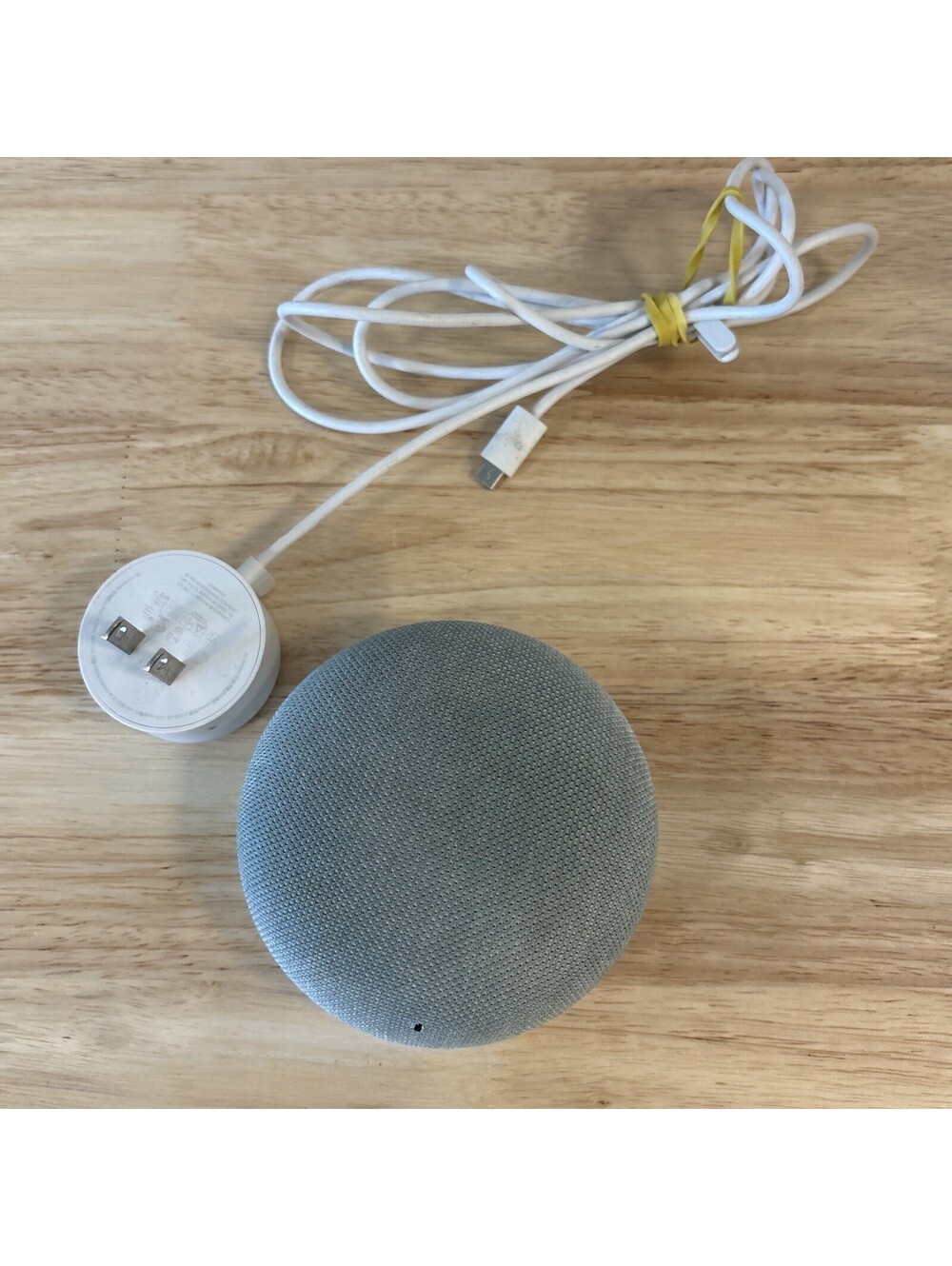 1x Google H0A Nest Home Mini Smart Voice Assistant Speaker W/ Cord Tested